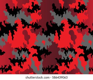 Fashionable camouflage pattern, vector illustration.Millatry print .Seamless vector wallpaper