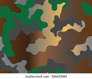 Fashionable camouflage pattern, vector illustration.Millatry print .Seamless vector wallpaper