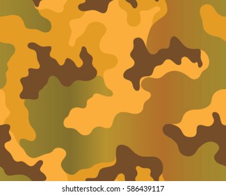 Fashionable camouflage pattern, vector illustration.Millatry print .Seamless vector wallpaper