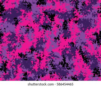 Fashionable camouflage pattern, vector illustration.Millatry print .Seamless vector wallpaper