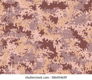 Fashionable camouflage pattern, vector illustration.Millatry print .Seamless vector wallpaper