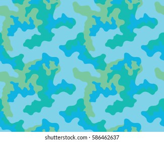 Fashionable camouflage pattern, vector illustration.Millatry print .Seamless vector wallpaper