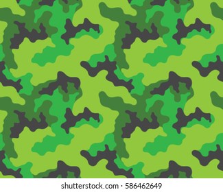 Fashionable camouflage pattern, vector illustration.Millatry print .Seamless vector wallpaper