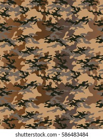 Fashionable camouflage pattern, vector illustration.Millatry print .Seamless vector wallpaper