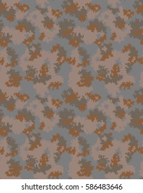 Fashionable camouflage pattern, vector illustration.Millatry print .Seamless vector wallpaper