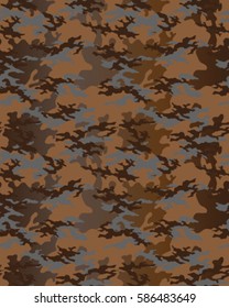 Fashionable camouflage pattern, vector illustration.Millatry print .Seamless vector wallpaper