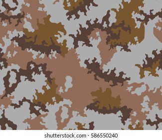Fashionable camouflage pattern, vector illustration.Millatry print .Seamless vector wallpaper