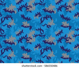 Fashionable camouflage pattern, vector illustration.Millatry print .Seamless vector wallpaper