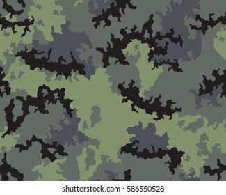 Fashionable camouflage pattern, vector illustration.Millatry print .Seamless vector wallpaper