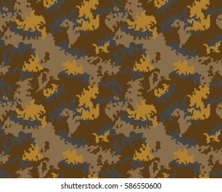 Fashionable camouflage pattern, vector illustration.Millatry print .Seamless vector wallpaper