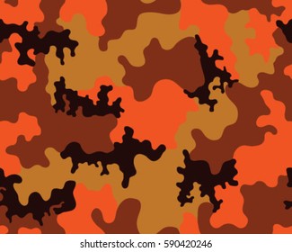 Fashionable camouflage pattern, vector illustration.Millatry print .Seamless vector wallpaper