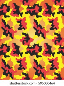 Fashionable camouflage pattern, vector illustration.Millatry print .Seamless vector wallpaper