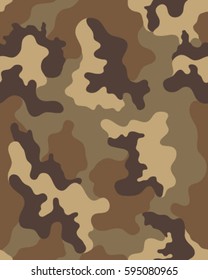 Fashionable camouflage pattern, vector illustration.Millatry print .Seamless vector wallpaper