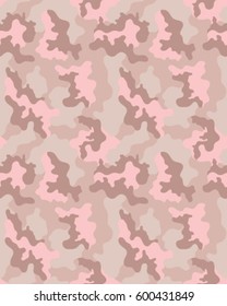 Fashionable camouflage pattern, vector illustration.Millatry print .Seamless vector wallpaper