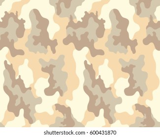 Fashionable camouflage pattern, vector illustration.Millatry print .Seamless vector wallpaper