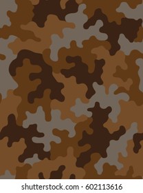 Fashionable camouflage pattern, vector illustration.Millatry print .Seamless vector wallpaper