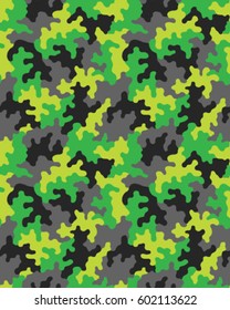 Fashionable camouflage pattern, vector illustration.Millatry print .Seamless vector wallpaper