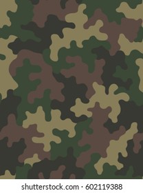 Fashionable camouflage pattern, vector illustration.Millatry print .Seamless vector wallpaper