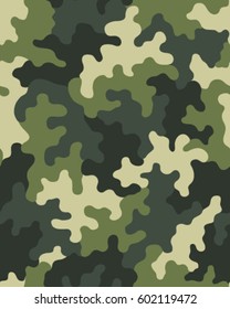 Fashionable camouflage pattern, vector illustration.Millatry print .Seamless vector wallpaper