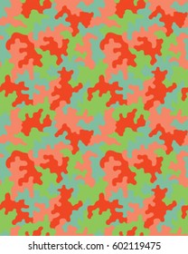 Fashionable camouflage pattern, vector illustration.Millatry print .Seamless vector wallpaper