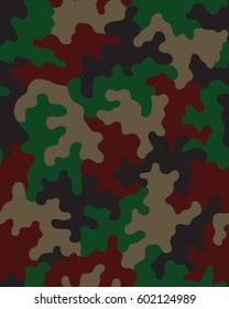 Fashionable camouflage pattern, vector illustration.Millatry print .Seamless vector wallpaper