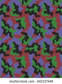 Fashionable camouflage pattern, vector illustration.Millatry print .Seamless vector wallpaper