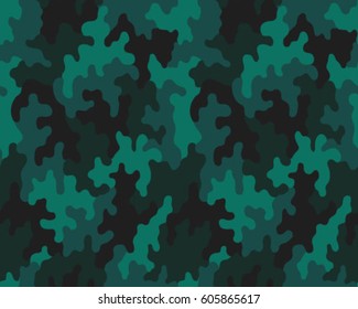 Fashionable camouflage pattern, vector illustration.Millatry print .Seamless vector wallpaper