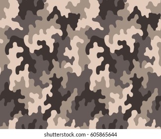 Fashionable camouflage pattern, vector illustration.Millatry print .Seamless vector wallpaper
