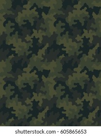 Fashionable camouflage pattern, vector illustration.Millatry print .Seamless vector wallpaper