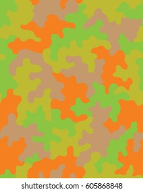 Fashionable camouflage pattern, vector illustration.Millatry print .Seamless vector wallpaper