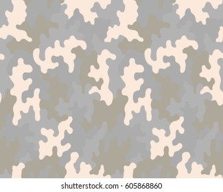 Fashionable camouflage pattern, vector illustration.Millatry print .Seamless vector wallpaper
