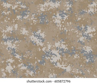 Fashionable camouflage pattern, vector illustration.Millatry print .Seamless vector wallpaper