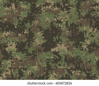 Fashionable camouflage pattern, vector illustration.Millatry print .Seamless vector wallpaper