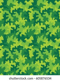 Fashionable camouflage pattern, vector illustration.Millatry print .Seamless vector wallpaper