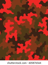 Fashionable camouflage pattern, vector illustration.Millatry print .Seamless vector wallpaper