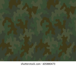 Fashionable camouflage pattern, vector illustration.Millatry print .Seamless vector wallpaper
