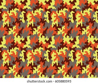 Fashionable camouflage pattern, vector illustration.Millatry print .Seamless vector wallpaper