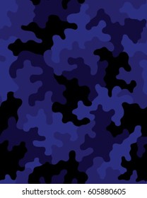 Fashionable camouflage pattern, vector illustration.Millatry print .Seamless vector wallpaper