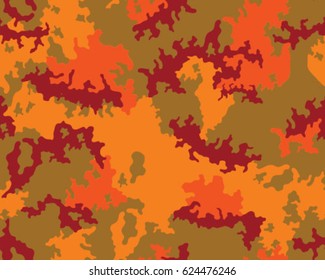 Fashionable camouflage pattern, vector illustration.Millatry print .Seamless vector wallpaper