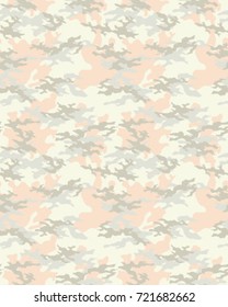 Fashionable camouflage pattern, vector illustration.Millatry print .Seamless vector wallpaper.