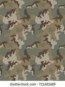 Fashionable camouflage pattern, vector illustration.Millatry print .Seamless vector wallpaper.