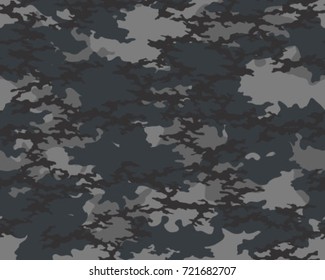 Fashionable camouflage pattern, vector illustration.Millatry print .Seamless vector wallpaper.