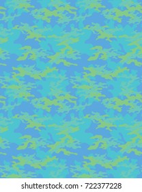 Fashionable camouflage pattern, vector illustration.Millatry print .Seamless vector wallpaper.