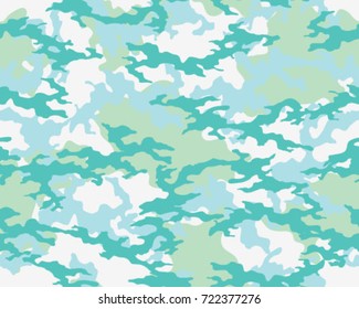 Fashionable camouflage pattern, vector illustration.Millatry print .Seamless vector wallpaper.