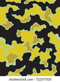 Fashionable camouflage pattern, vector illustration.Millatry print .Seamless vector wallpaper.