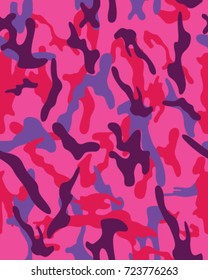 Fashionable camouflage pattern, vector illustration.Millatry print .Seamless vector wallpaper.