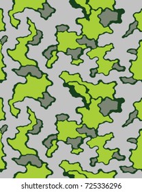 Fashionable camouflage pattern, vector illustration.Millatry print .Seamless vector wallpaper.
