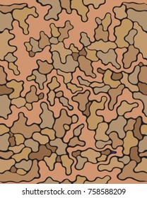 Fashionable camouflage pattern, vector illustration.Millatry print .Seamless vector wallpaper.