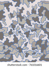 Fashionable camouflage pattern, vector illustration.Millatry print .Seamless vector wallpaper.