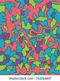Fashionable camouflage pattern, vector illustration.Millatry print .Seamless vector wallpaper.